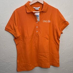 NIKE GOLF VIBRANT ORANGE POLO SIZE M